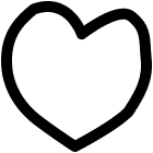 icono forma de corazón